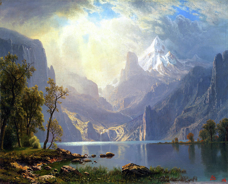 Lake Tahoe Painting by Albert Bierstadt - Fine Art America