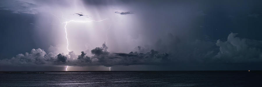 Lightning Storm Off the Coast of Mazatlan Mexico #20 Photograph by Tommy Farnsworth