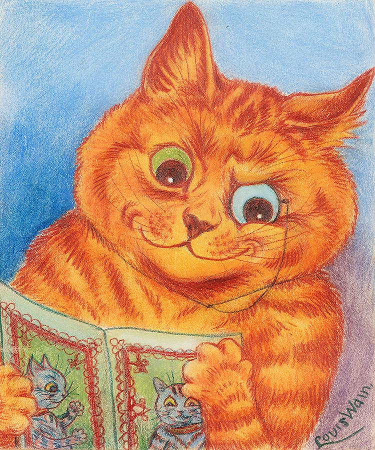 Louis Wain Painting By Artful Home Gallery Fine Art America   20 Louis Wain Artful Home Gallery 