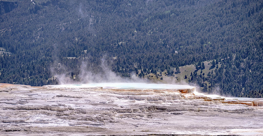 Mammoth Hot Springs in Yellowstone National Park. USA #20 Photograph by Alex Grichenko