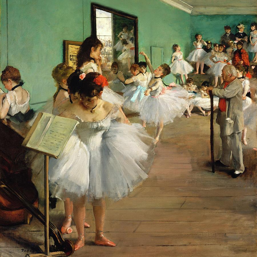 Edgar Degas Painting - The Dance Class #22 by Edgar Degas