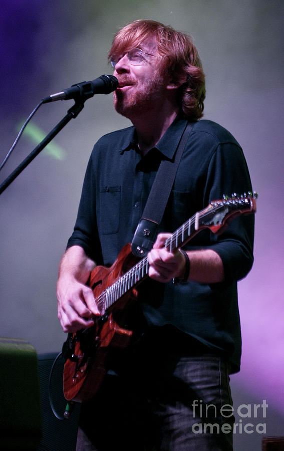 Trey Anastasio with Phish Photograph by David Oppenheimer - Fine Art ...