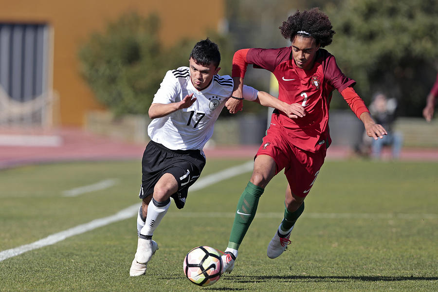 U17 Portugal v U17 Germany- U17-Juniors Algarve Cup #20 Photograph by Ricardo Nascimento