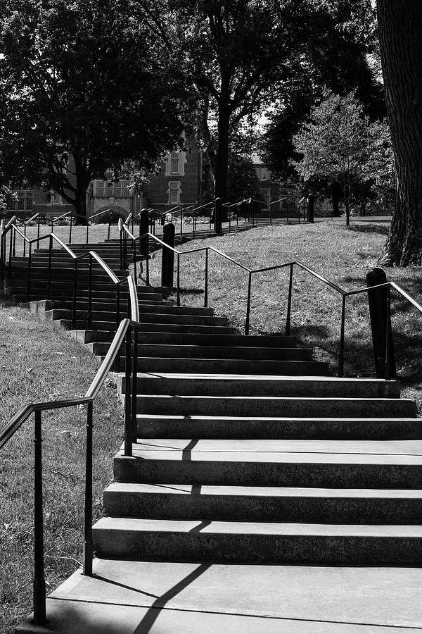 Stairs to Ayres Hall at University of Tennesse Photograph by Eldon McGraw