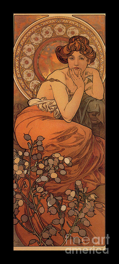 Untitled 20 Painting by Alphonse Maria Mucha - Fine Art America