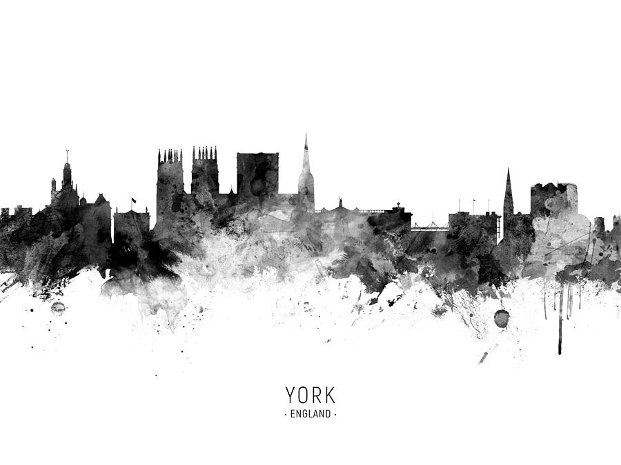 York England Skyline #20 Digital Art by Michael Tompsett