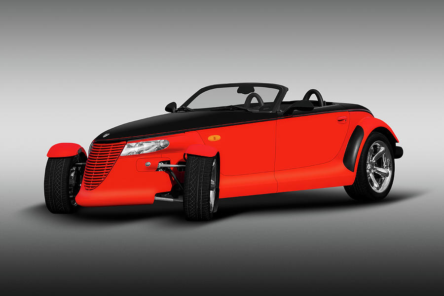Transportation Photograph - 2000 Plymouth Prowler  -  2000plyprowlerfa210070 by Frank J Benz