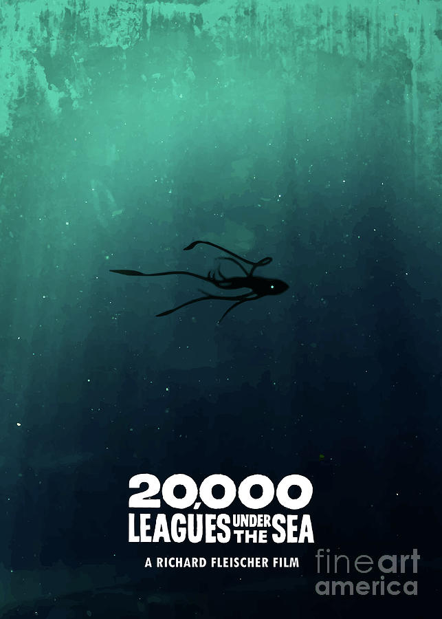 Kirk Douglas Digital Art - 20000 Leagues Under The Sea by Bo Kev