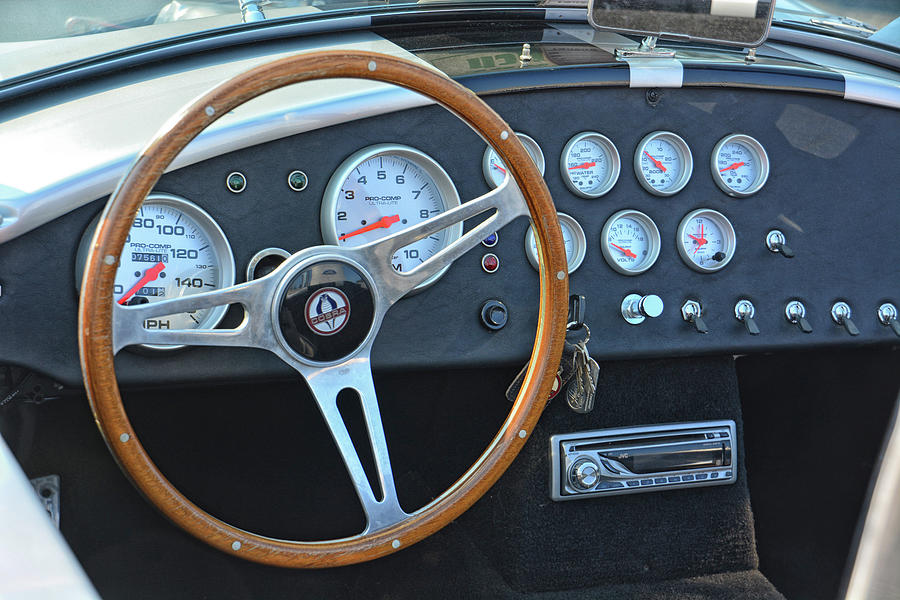 2001 Cobra Dashboard Photograph by Mike Martin - Fine Art America