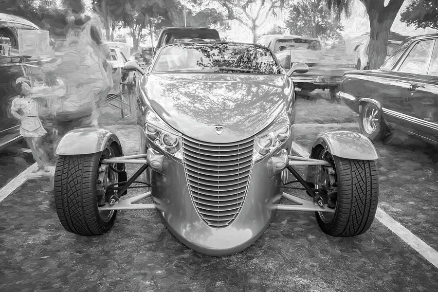 2002 Gold Chrysler Prowler Roadster X103 Photograph by Rich Franco