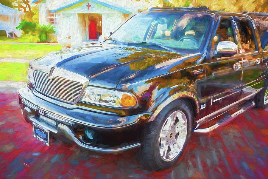 2002 Lincoln Blackwood Pickup Truck X101 Photograph by Rich Franco