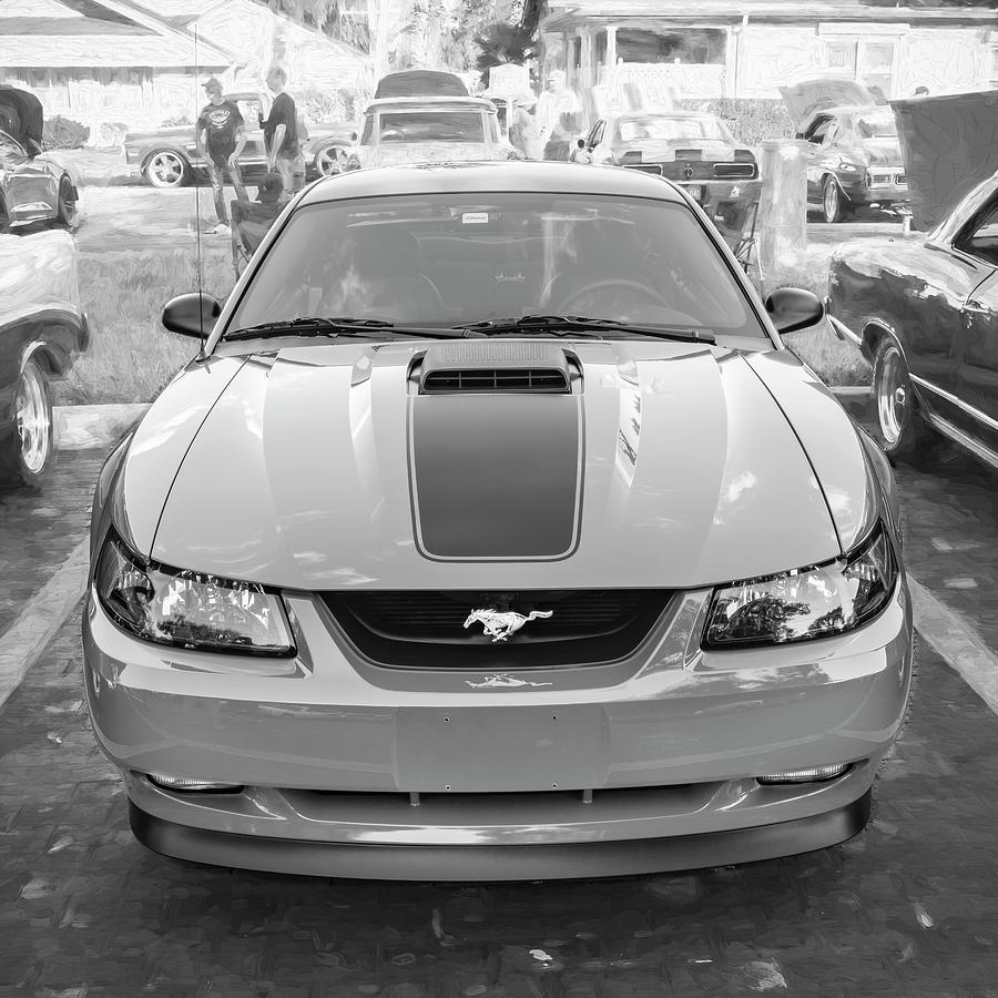  2003 Red Mustang Mach 1 X118 #2003 Photograph by Rich Franco