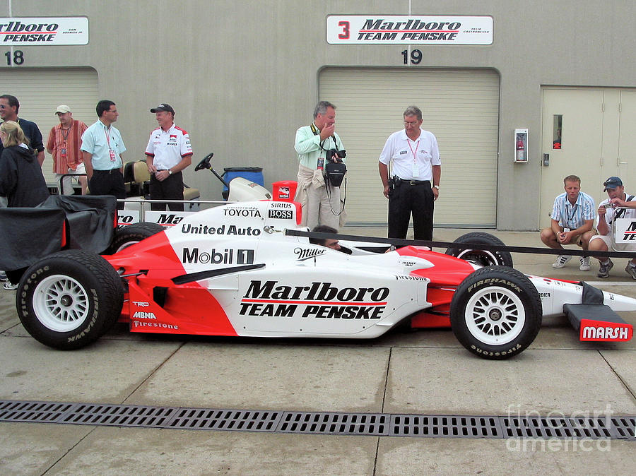 2004 Indianapolis 500 Marlboro Team Penske Car Photograph
