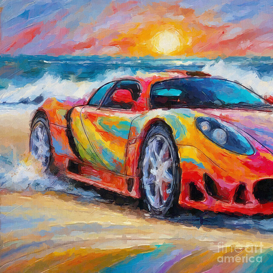 Sunset Painting - 2005 Noble M14 2 by Armand Hermann