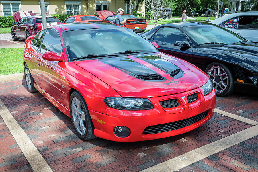 2005 Red Pontiac Coupe GTO X100 Photograph by Rich Franco