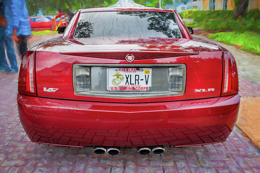 2006 Red Cadillac XLR-V X111 Photograph by Rich Franco