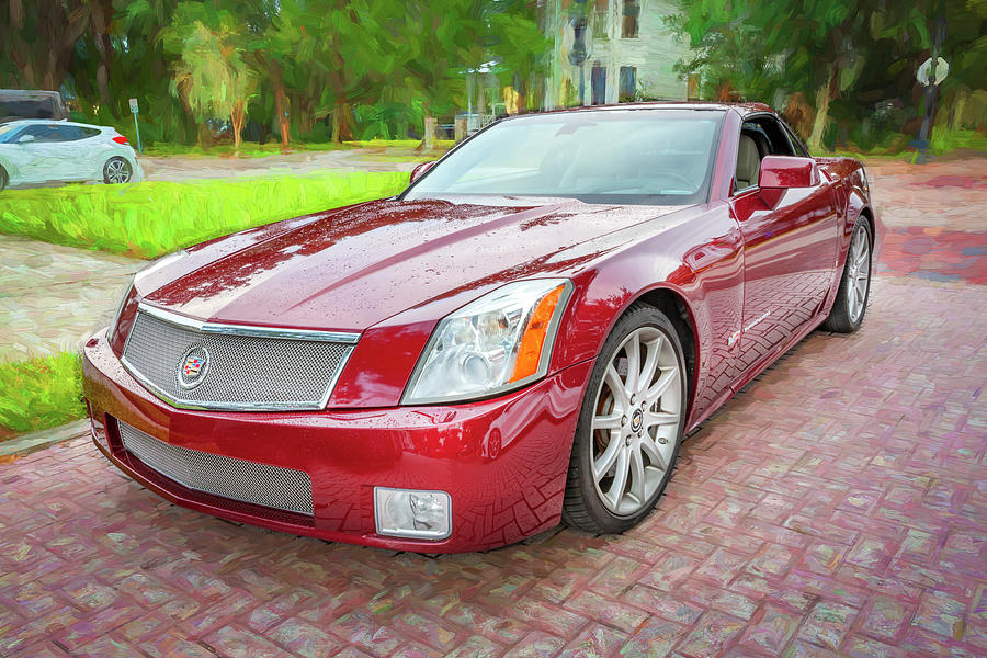2006 Red Cadillac XLR-V X124 Photograph by Rich Franco
