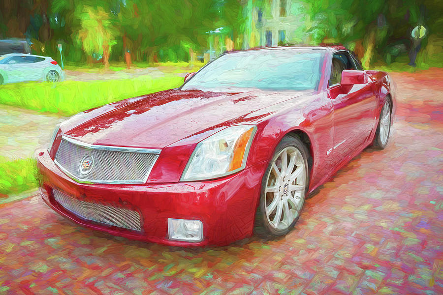 2006 Red Cadillac XLR-V X127 Photograph by Rich Franco