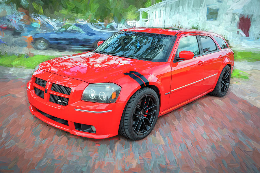 2006 Red Dodge Magnum RT X123 Photograph by Rich Franco