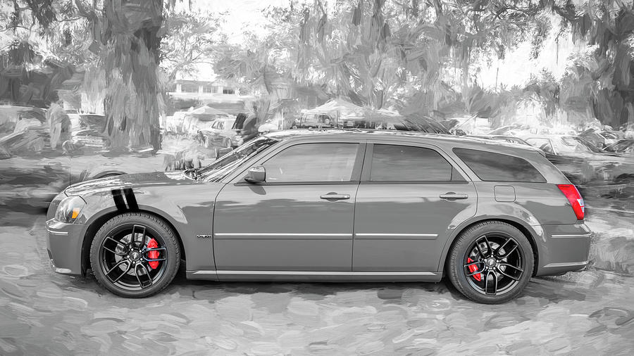 2006 Red Dodge Magnum RT X129 Photograph by Rich Franco