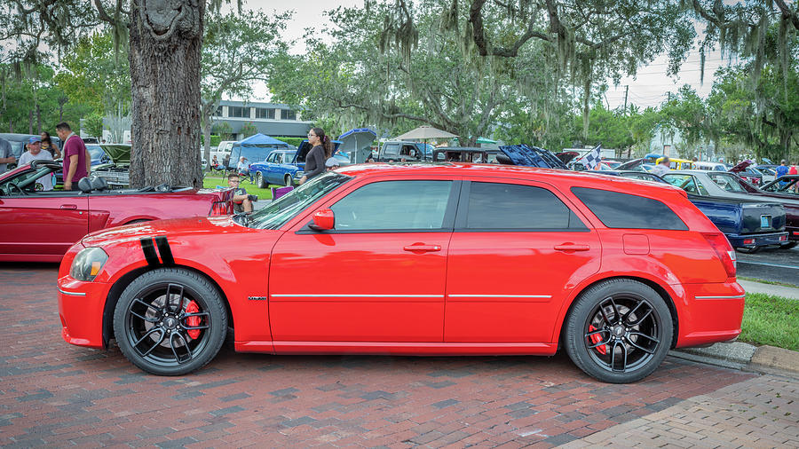 2006 Red Dodge Magnum RT X130 Photograph by Rich Franco 2006 Red Dodge Magnum RT X130 Photograph by Rich Franco