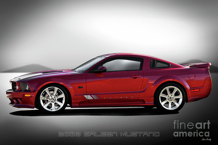 2008 Saleen Mustang Profile Photograph by Dave Koontz