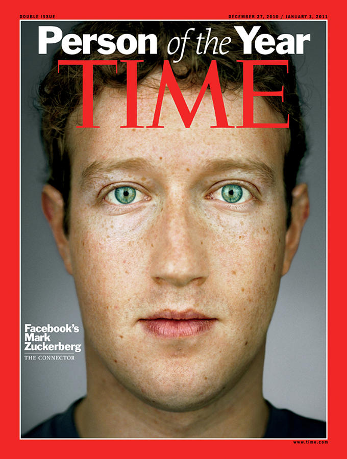2010 Person of the Year,  Facebooks Mark Zuckerberg Photograph by Photographs by Martin Schoeller for TIME