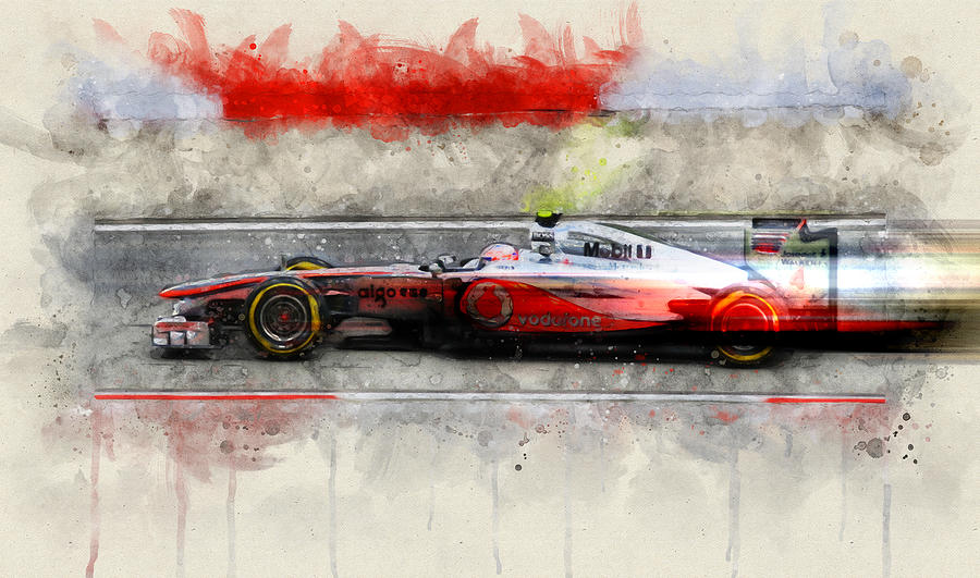 2011 McLaren F1 Digital Art by Geir Rosset