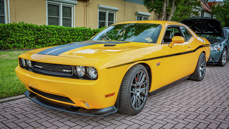 2012 Dodge Challenger SRT8 392 Yellow Jacket X138 Photograph by Rich Franco