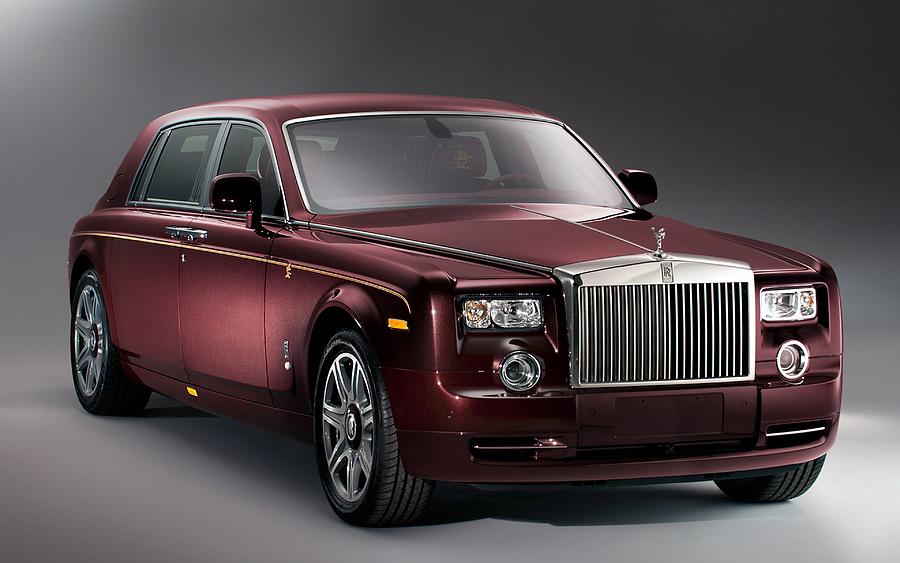 2012 Rolls Royce 'year Of The Dragon' Phantom Digital Art by Wilma Young