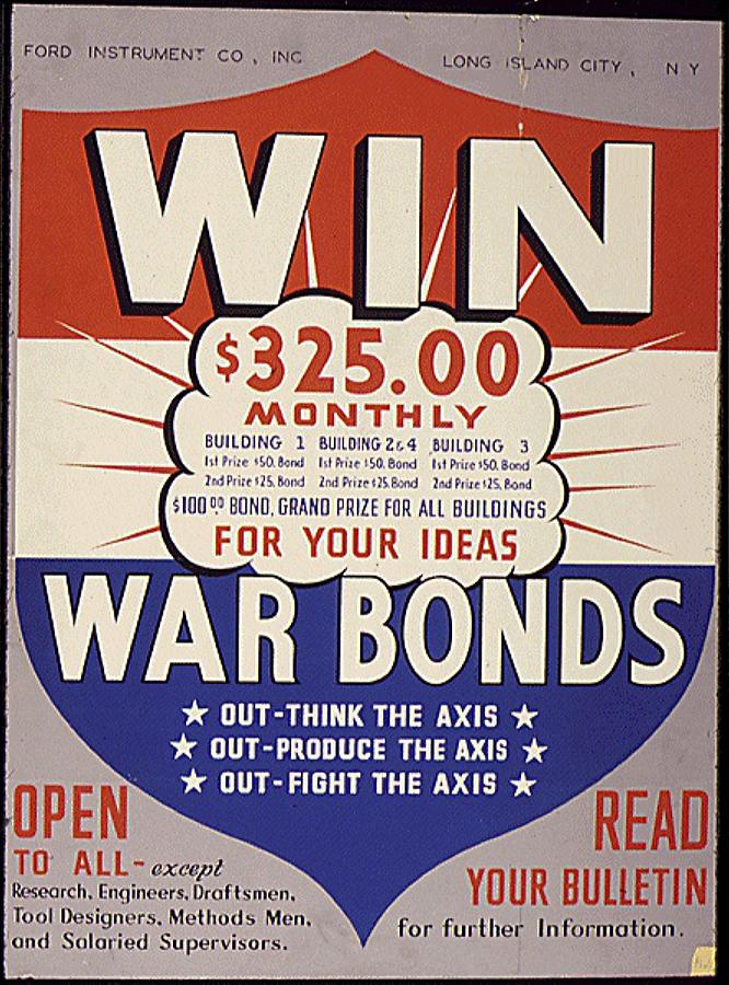 Vintage War Poster #2012 Mixed Media by World Art Collective