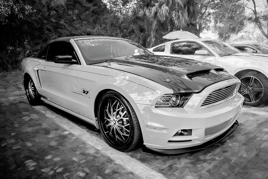 2013 Ford Mustang 3.7 V6 Nitrous Oxide X125 Photograph by Rich Franco