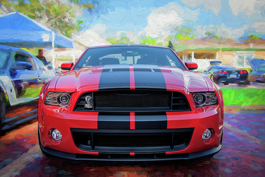 2013 Ford Mustang Shelby GT 500 X124 Photograph by Rich Franco