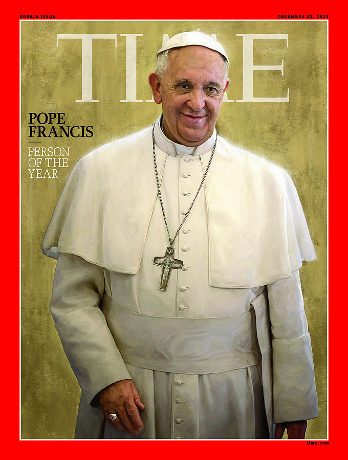 2013 Photograph - 2013 Person of the Year, Pope Francis by Portrait by Jason Seiler for TIME