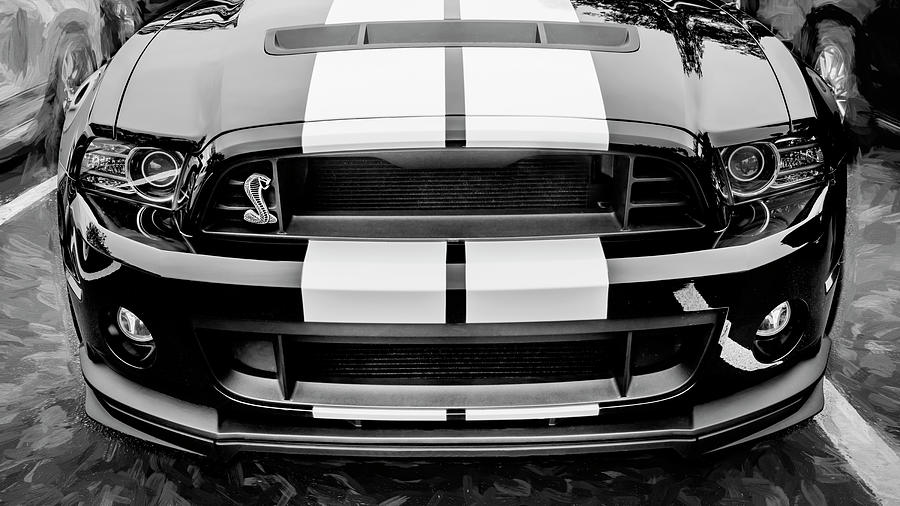  2013 Red Ford Mustang Shelby GT 500 X162 #2013 Photograph by Rich Franco