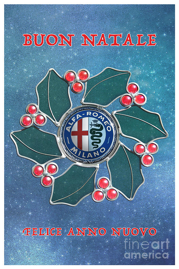 2014 Alfa Club Christmas Card Digital Art by Rick Andreoli