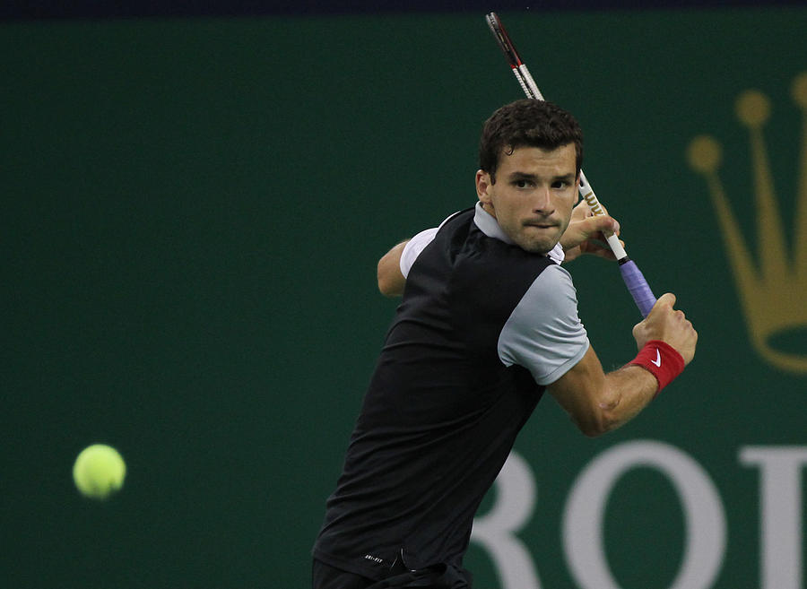 2014 Shanghai Rolex Masters 1000 - Day 2 Photograph by Zhong Zhi