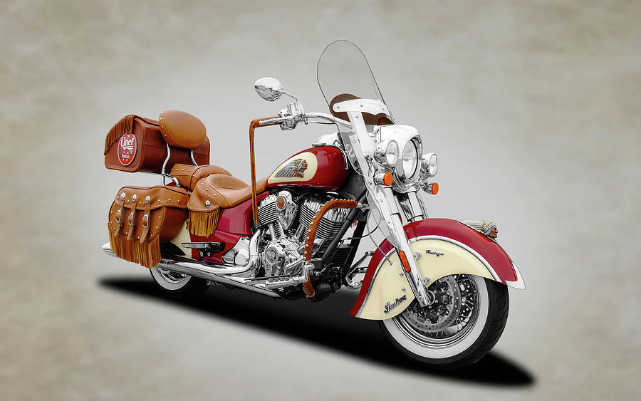 2015 Indian Chief Vintage Motorcycle - 2015indianchiefvintagecyclewhitext15...