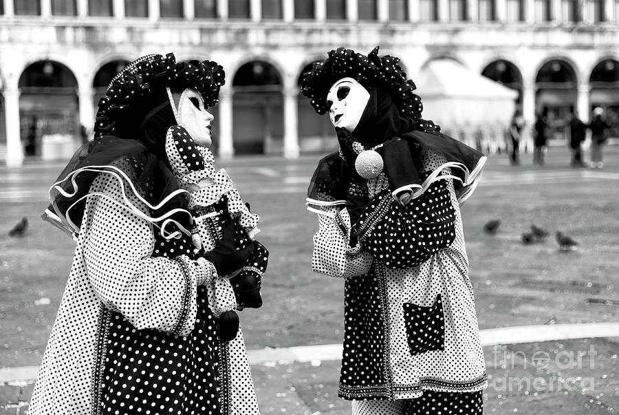 2015 Venice Carnival Scene Number Two in Italy Photograph by John Rizzuto