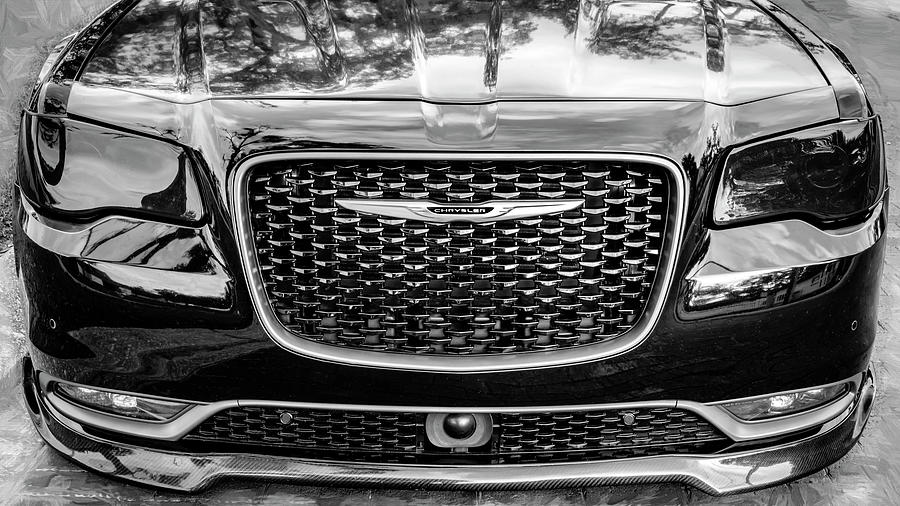 2016 Black Chrysler 300 Super S X112 Photograph by Rich Franco