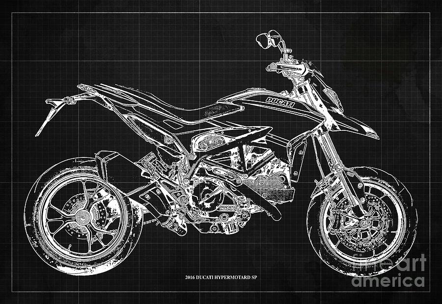 ducati #hypermotard #italian #motorcycle #design #sketch #copic