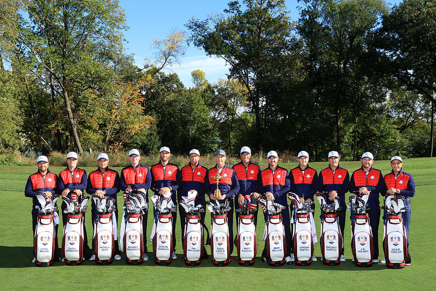 2016 Ryder Cup - Team Photocalls Photograph by David Cannon