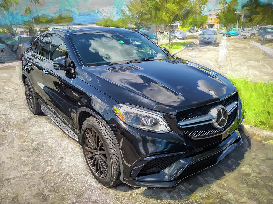 2018 Black Mercedes-Benz GLE AMG 63 S Coupe X103 Photograph by Rich Franco