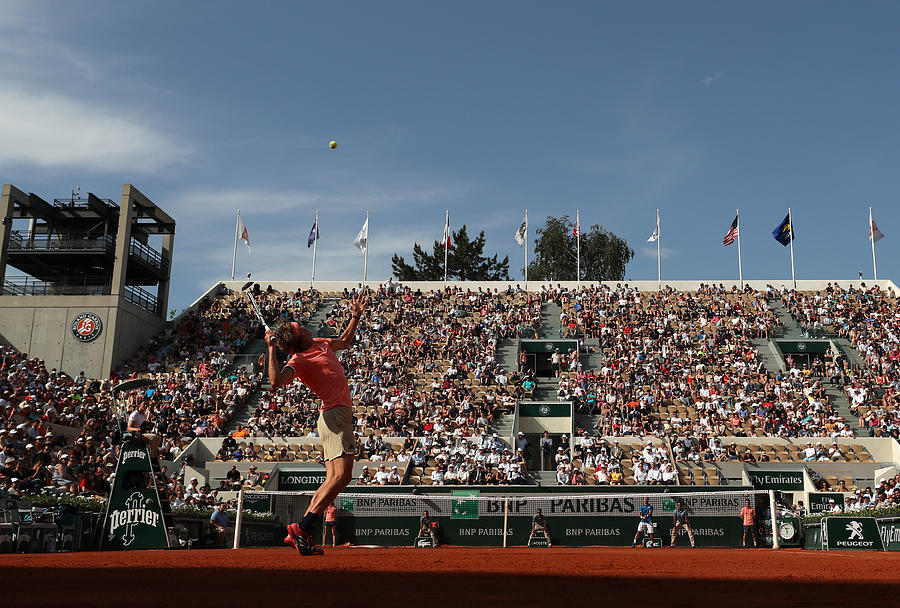 2018 French Open - Day One Photograph by Matthew Stockman