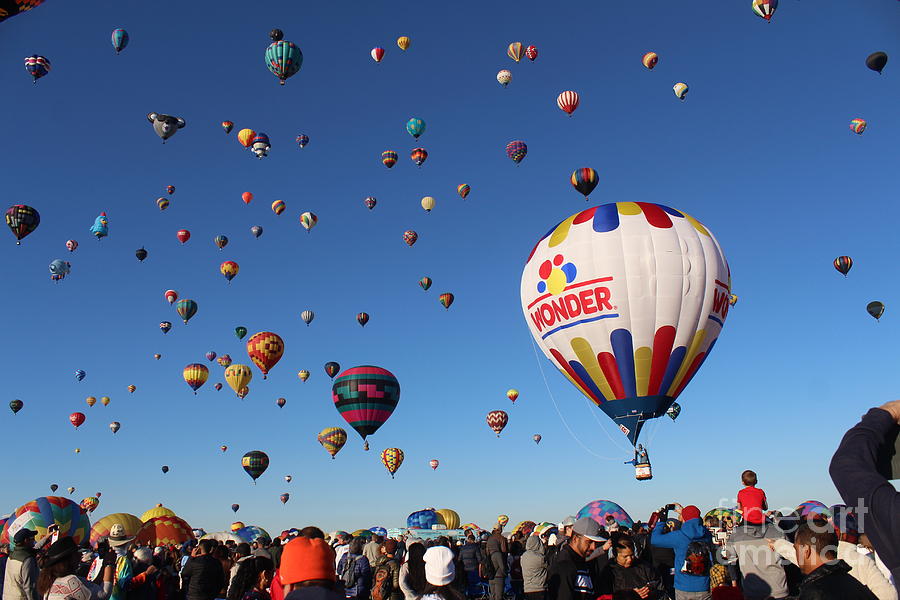 Teken Mens geroosterd brood 2019 Albuquerque Balloon Festival 4 Photograph by Mary Watson - Pixels