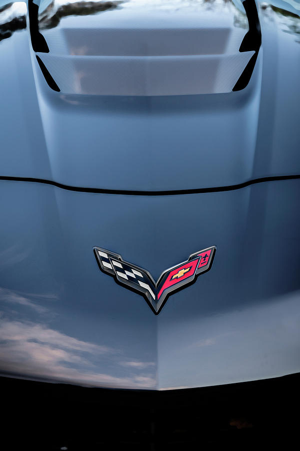 2019 Black Chevrolet Corvette ZR1 X171 Photograph by Rich Franco
