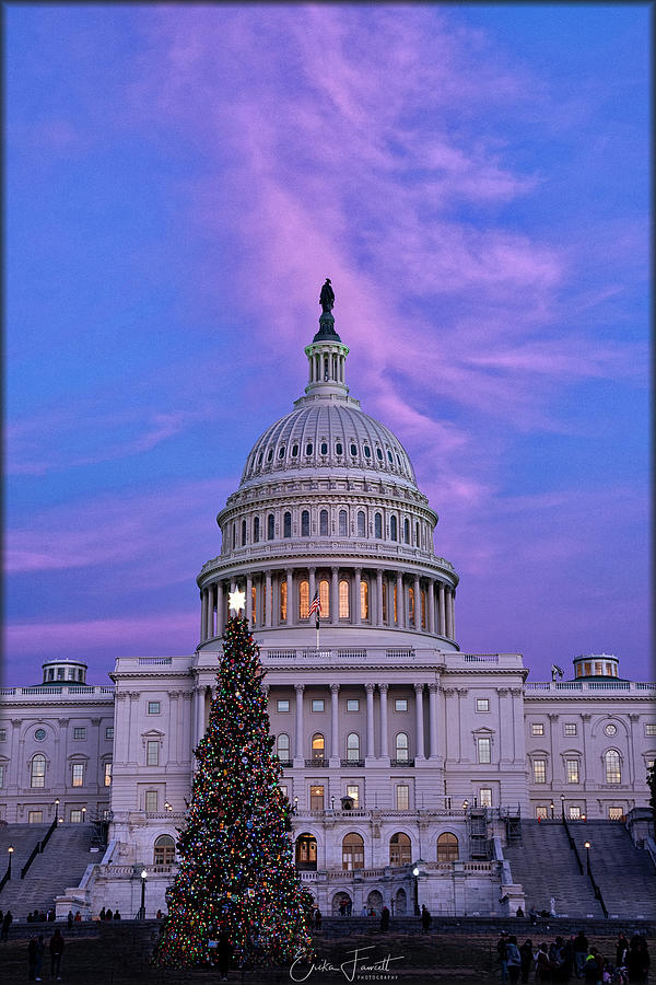 2019 Capitol Sunset Photograph by Erika Fawcett