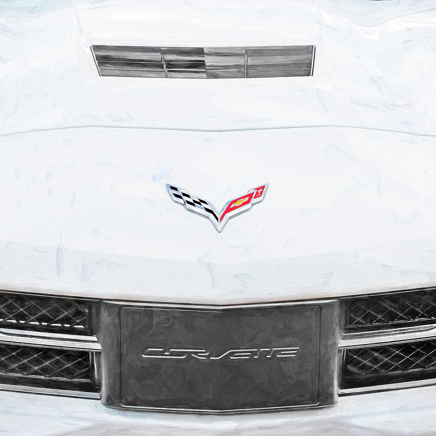2019 Chevrolet Corvette Hood Ornament LT1 X147 Photograph by Rich Franco