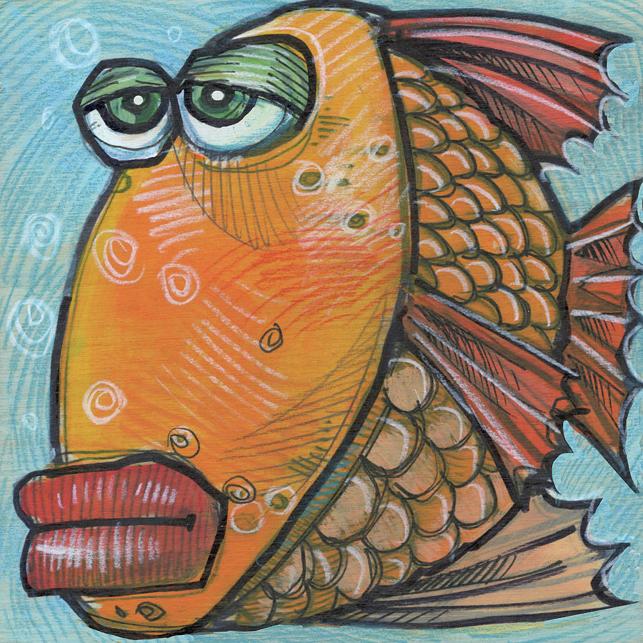 Fish 10 2019 Painting by Tim Nyberg