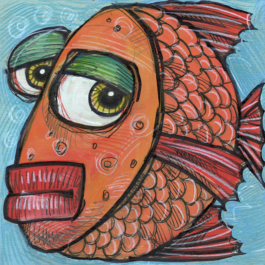 Fish 11 2019 Painting by Tim Nyberg